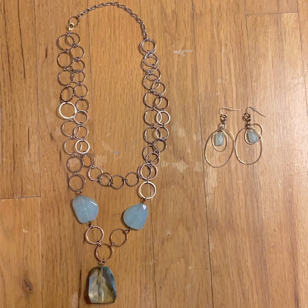 Necklace with Matching Earrings